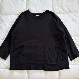 Black Eileen Fisher Crewneck Size Medium